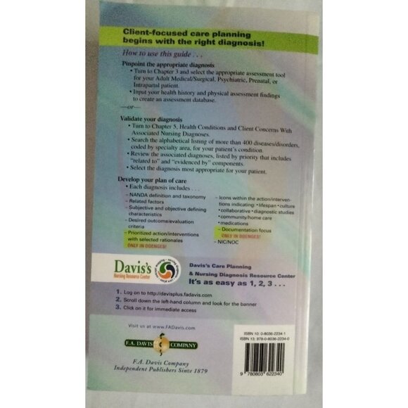 Nurse's Pocket Guide : Diagnoses, Prioritized Interventions and Rationales by... - Picture 2 of 3